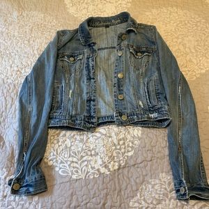 American Eagle Cropped Denim Jacket
